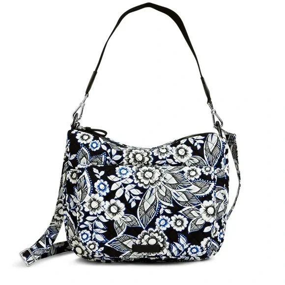 Vera Bradley Glenna Shoulder Bag / Tote Lotus Retired Pattern EUC - Picture 1 of 10